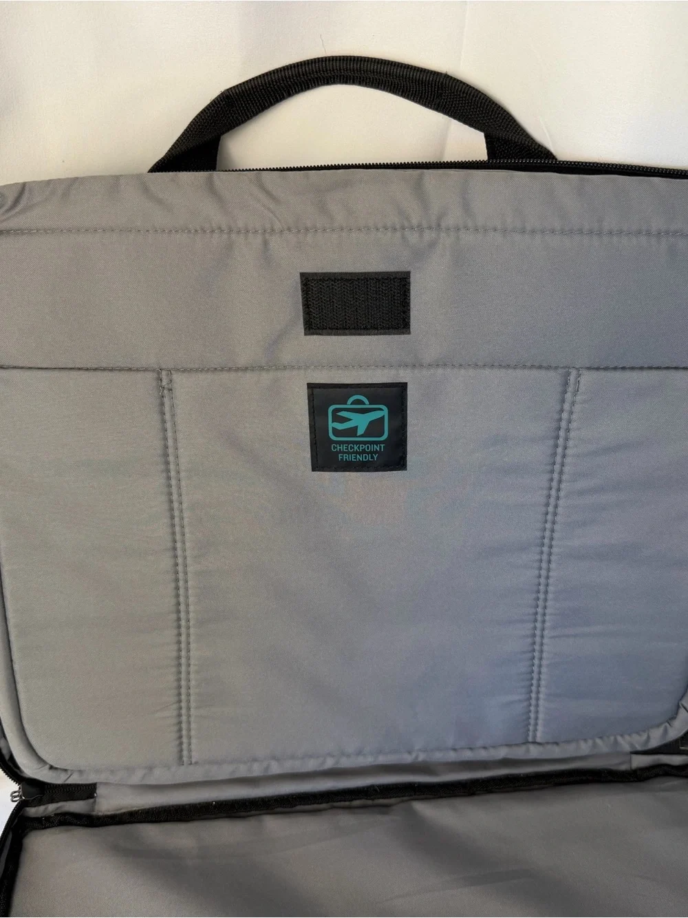 SwissGear Black and Gray Laptop Briefcase with Shoulder Strap